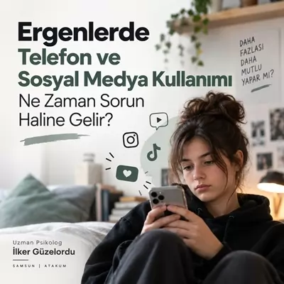 Ergenlerde Telefon ve Sosyal Medya Kullanımı Ne Zaman Sorun Haline Gelir?